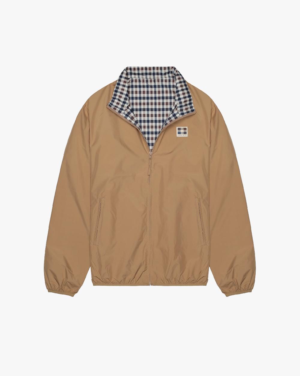 aquascutum MOCK NECK SAILOR REVERSIBLE JACKET