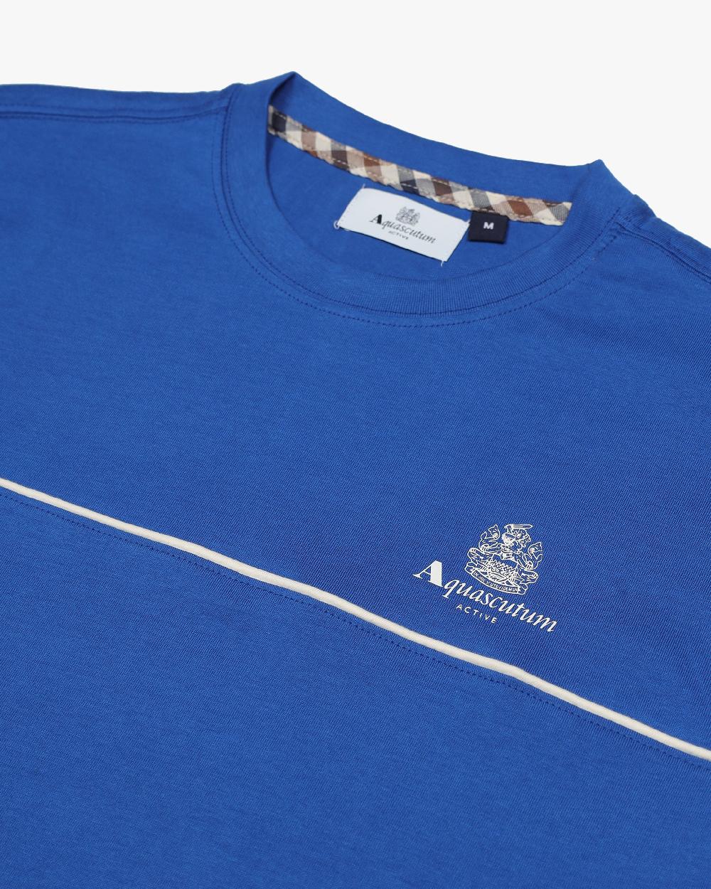 Aquascutum PIPING SMALL LOGO T-SHIRT