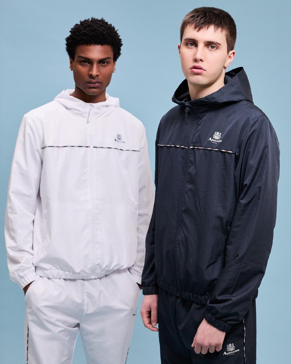 Aquascutum RIPSTOP PIPING HOODIE
