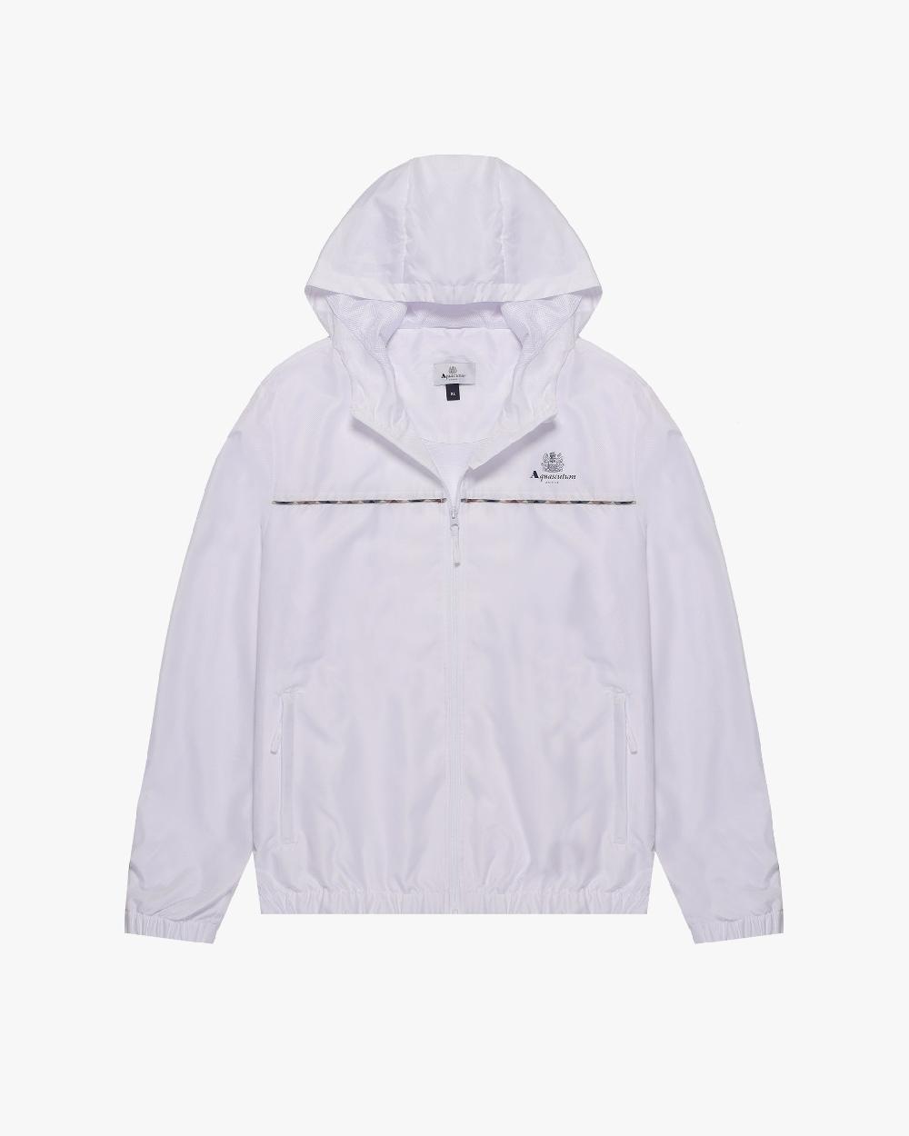 aquascutum RIPSTOP PIPING HOODIE