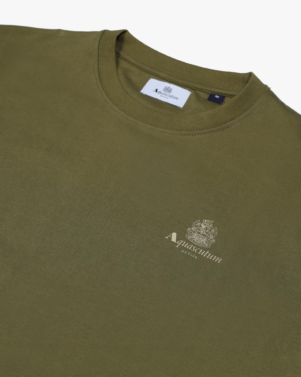 Aquascutum SMALL LOGO CREWNECK