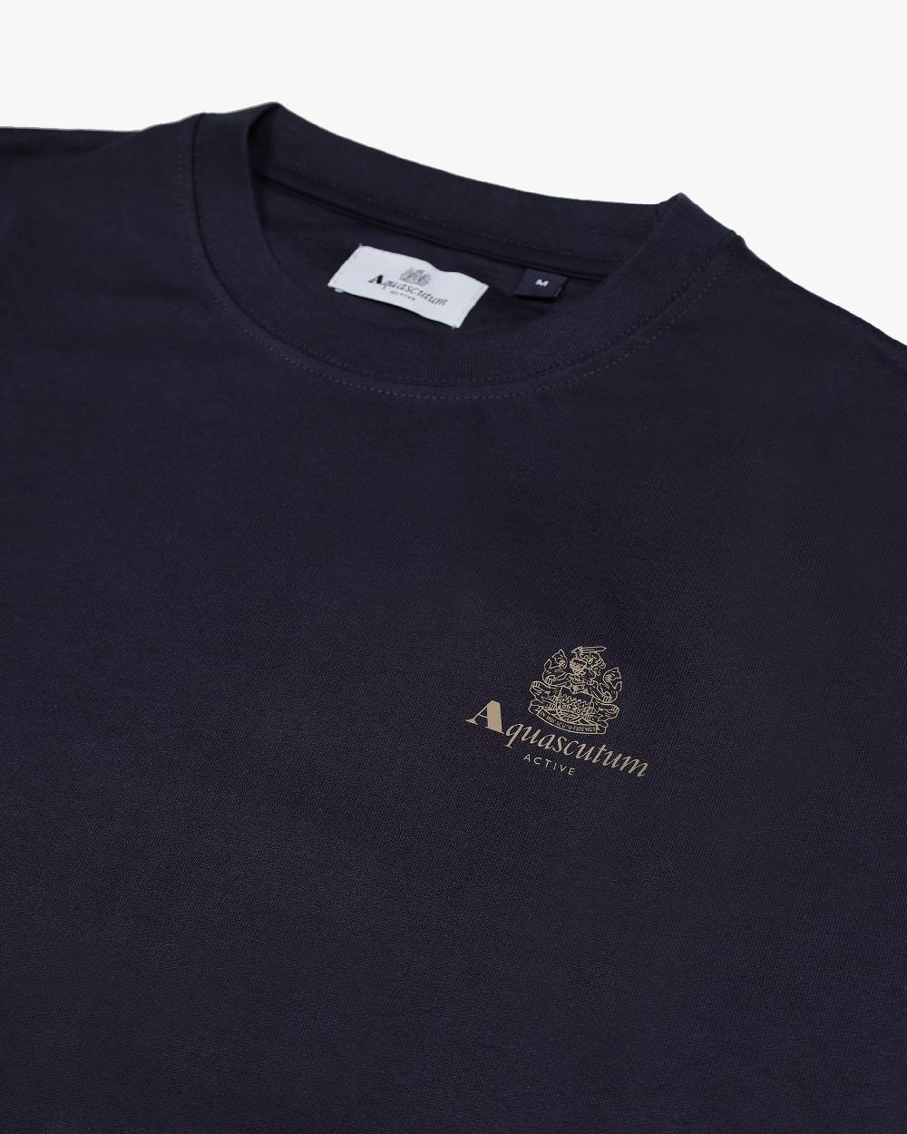 Aquascutum SMALL LOGO CREWNECK