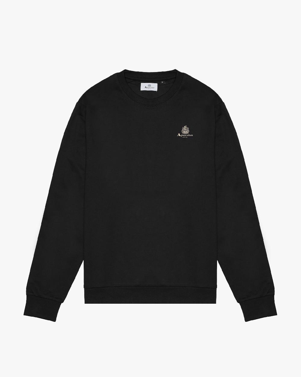aquascutum SMALL LOGO CREWNECK
