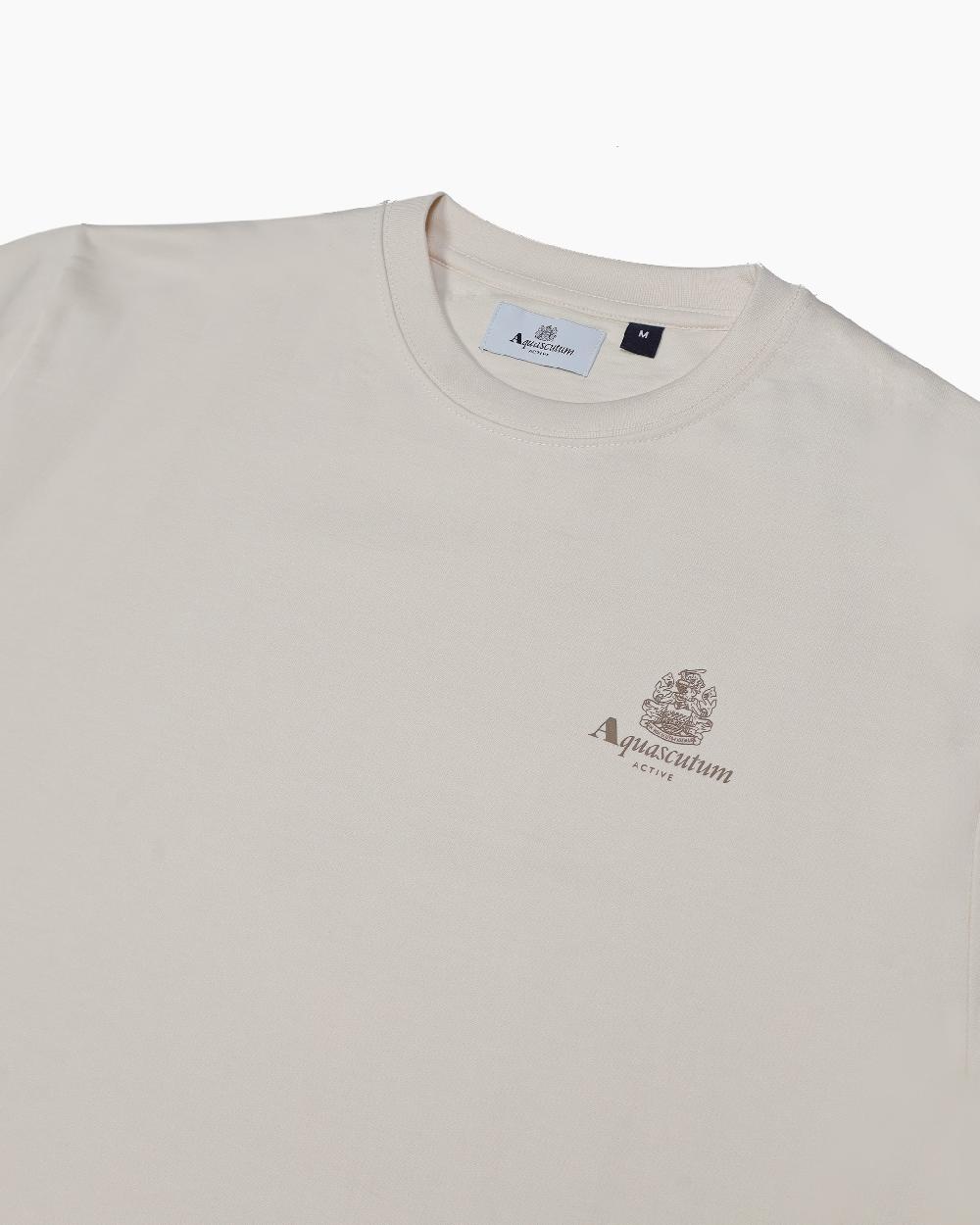 Aquascutum SMALL LOGO CREWNECK