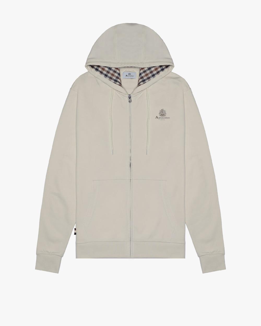 aquascutum SMALL LOGO FULL ZIP