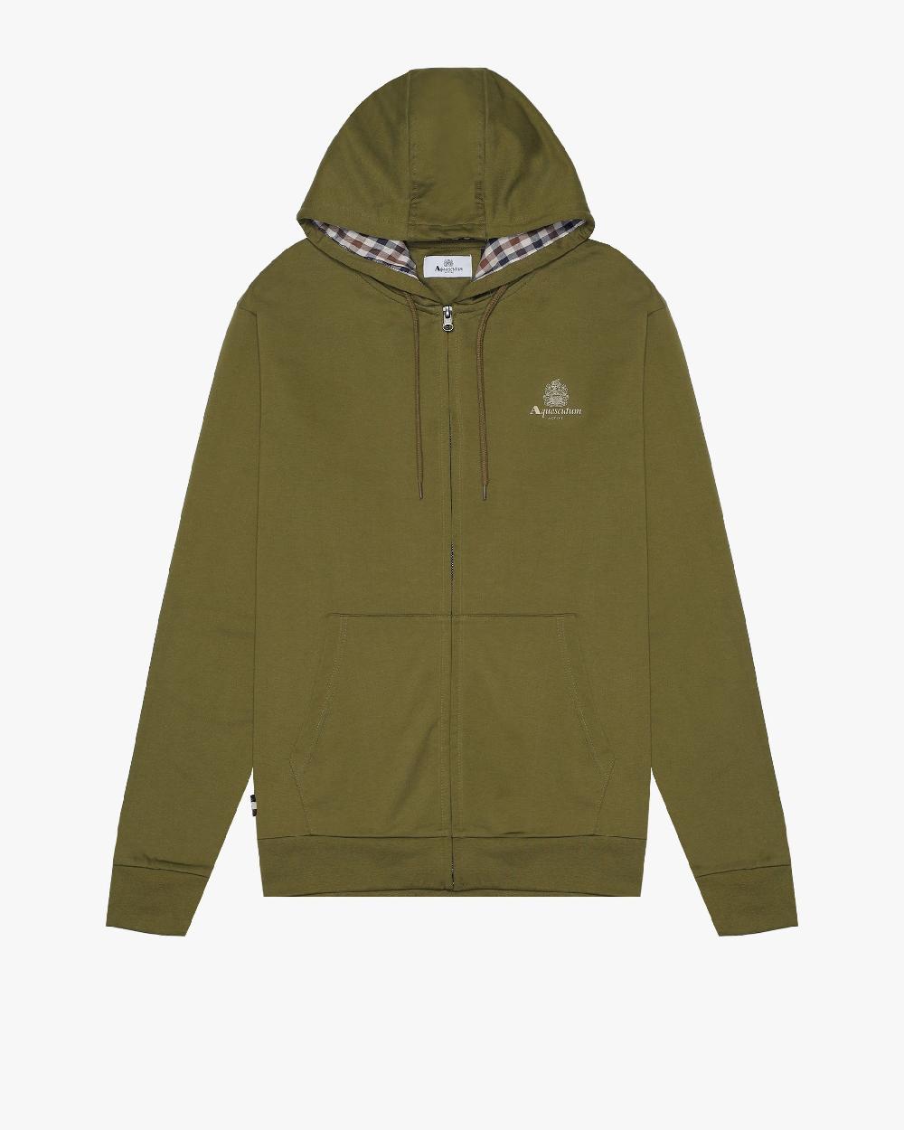 aquascutum SMALL LOGO FULL ZIP