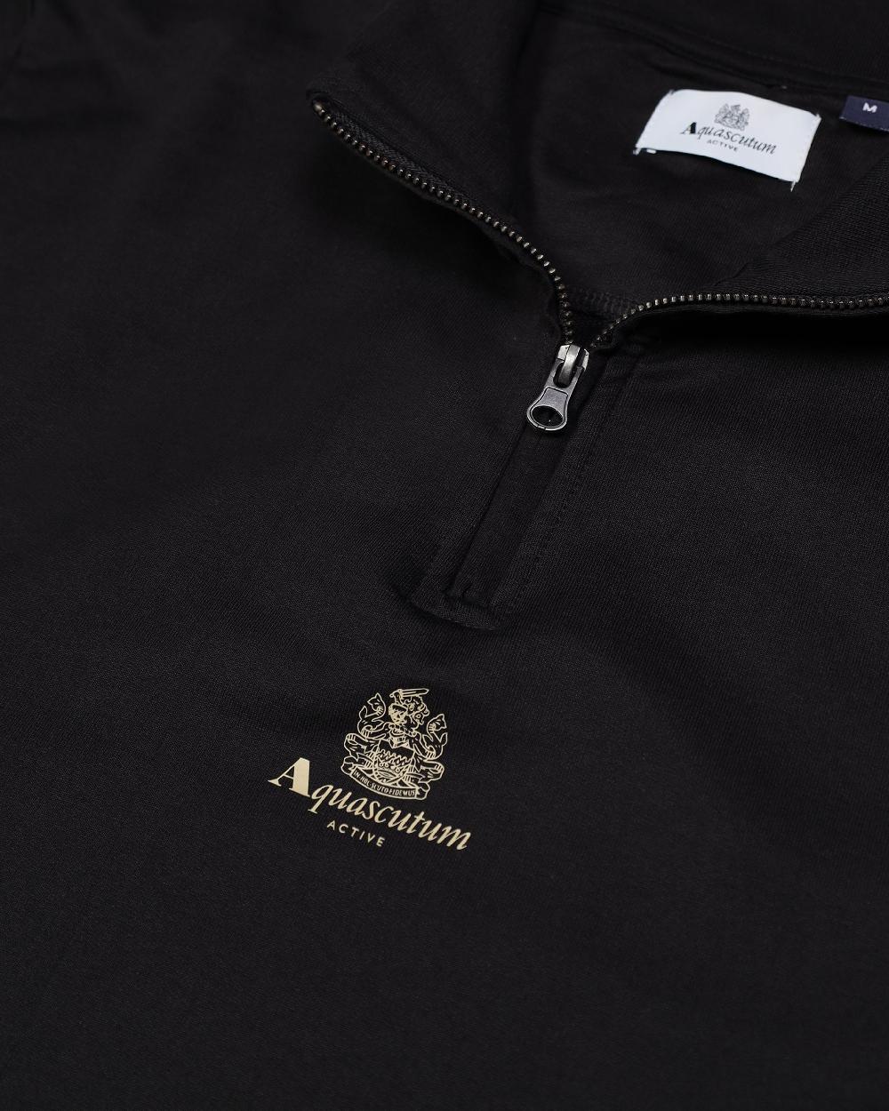 Aquascutum SMALL LOGO QUARTER ZIP