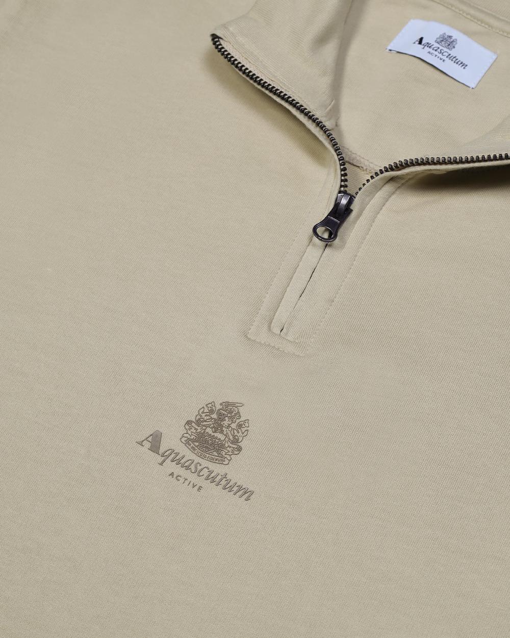 Aquascutum SMALL LOGO QUARTER ZIP
