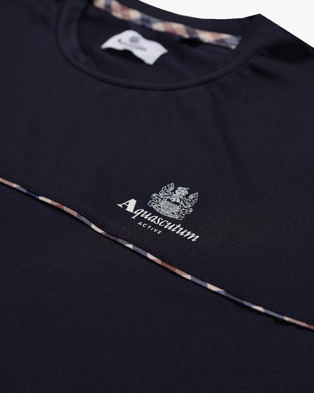 Aquascutum STRETCH PIPING T-SHIRT
