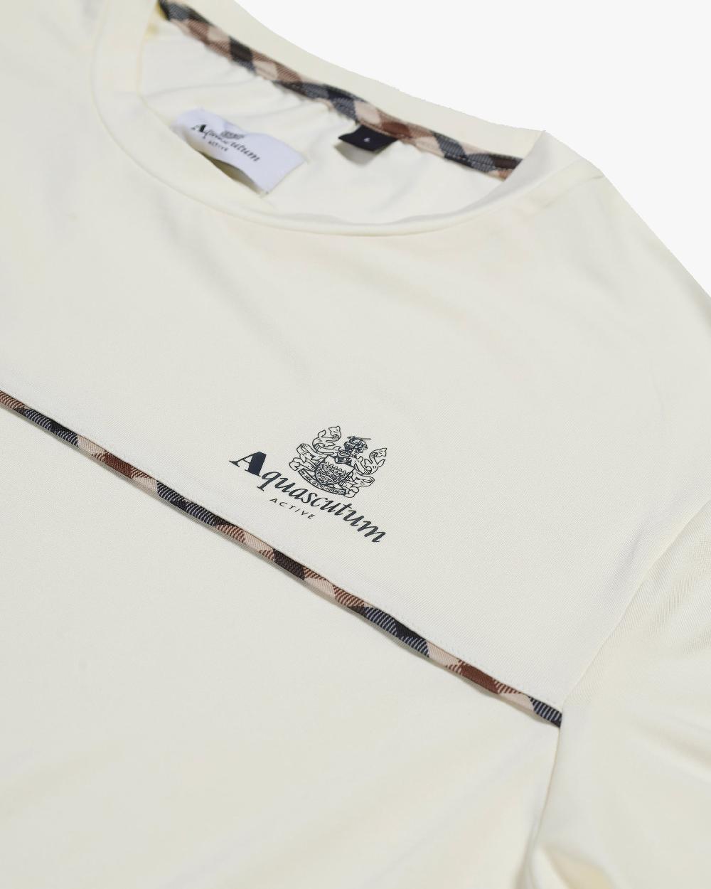 Aquascutum STRETCH PIPING T-SHIRT