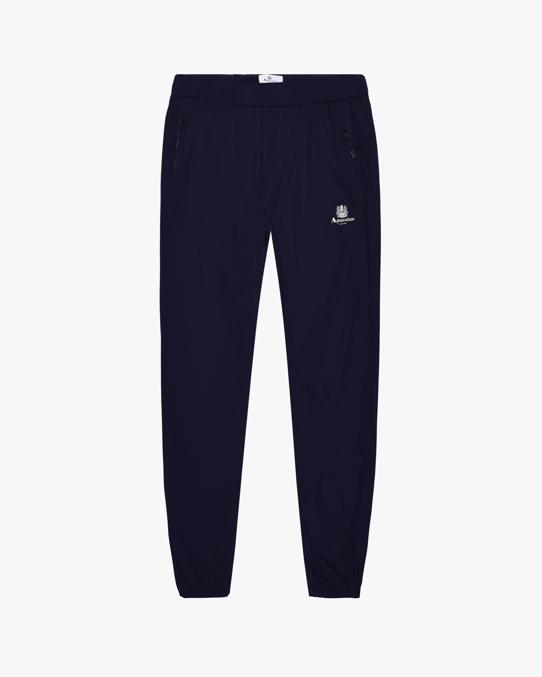 aquascutum STRETCH SMALL LOGO TRACK PANTS