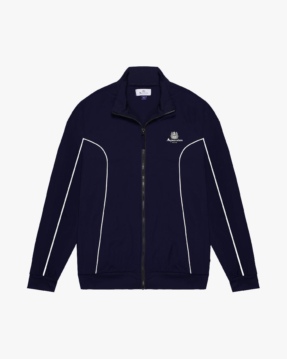 aquascutum STRETCH STRIPES MOCKNECK