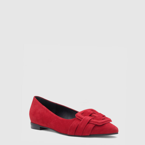 Aquatalia Jojo Cherry Suede