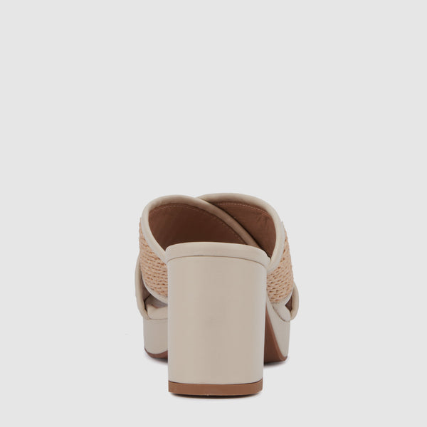 Aquatalia Madyson Raffia Bone Nappa