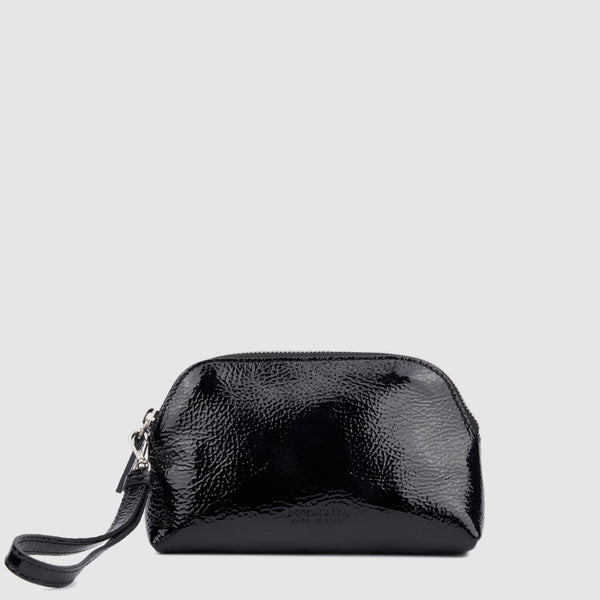 aquatalia Medium Zip Wristlet Black