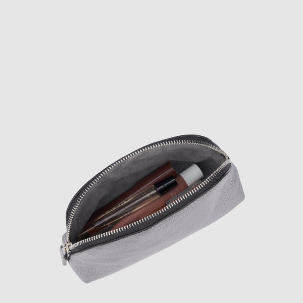 Aquatalia Medium Zip Wristlet Silver