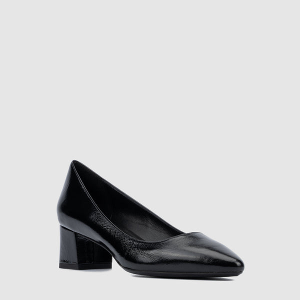 Aquatalia Pasha Black Patent Leather