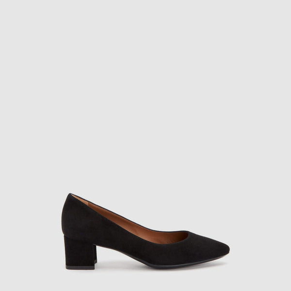 aquatalia Pasha Black suede