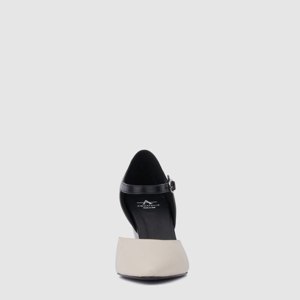 Aquatalia Penelopy Off White Black Combo
