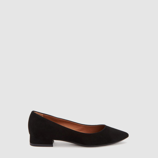 aquatalia Penina Black suede