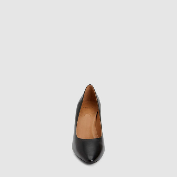 Aquatalia Peony Black Leather