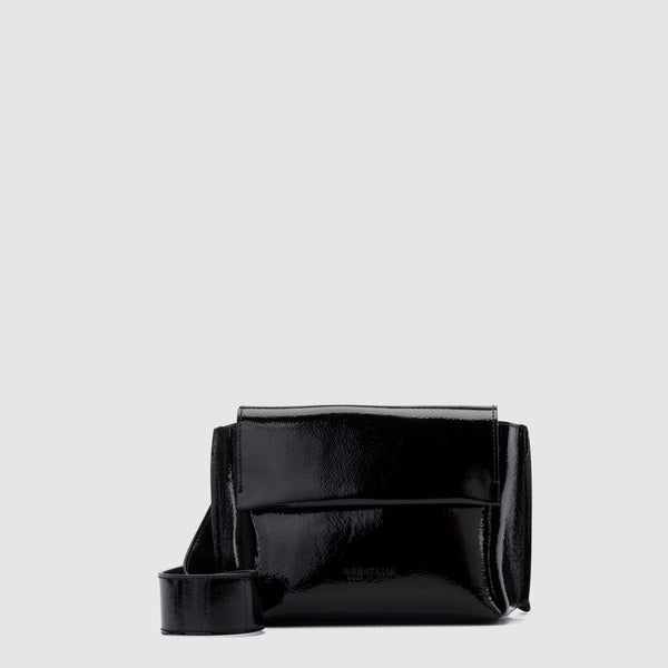 aquatalia Soho Crossbody Black patent leather