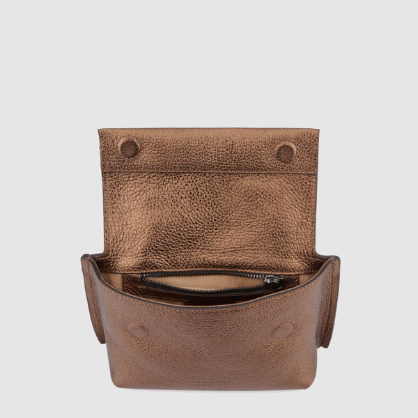 Aquatalia Soho Crossbody Bronze
