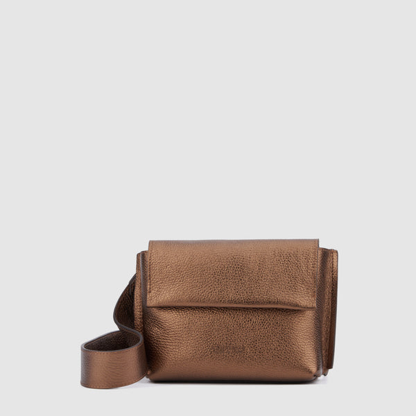 aquatalia Soho Crossbody Bronze