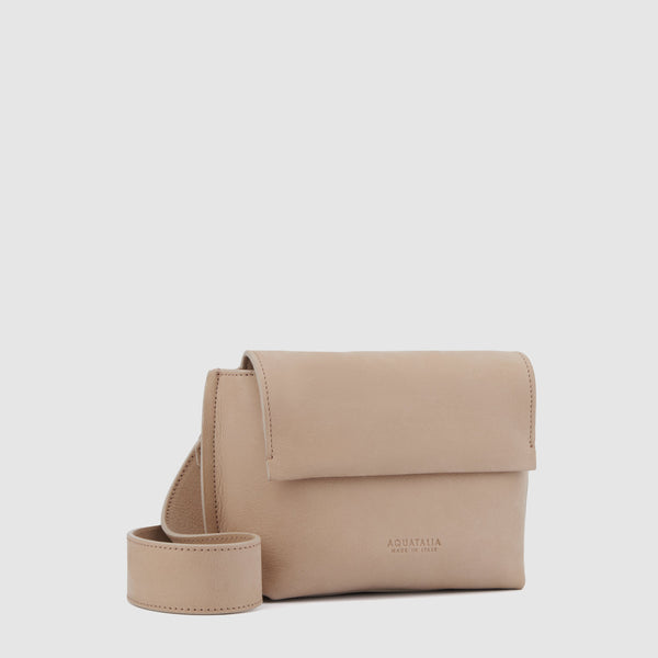Aquatalia Soho Crossbody Taupe