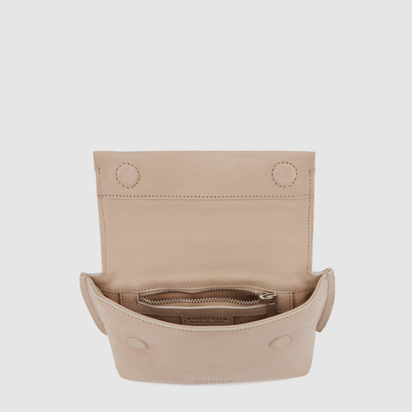 Aquatalia Soho Crossbody Taupe