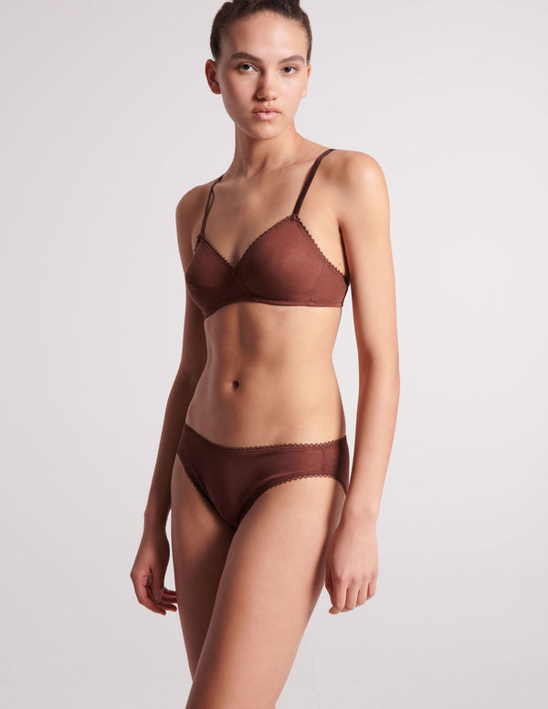 Araks Antonia Bralette Clove Clove Brown
