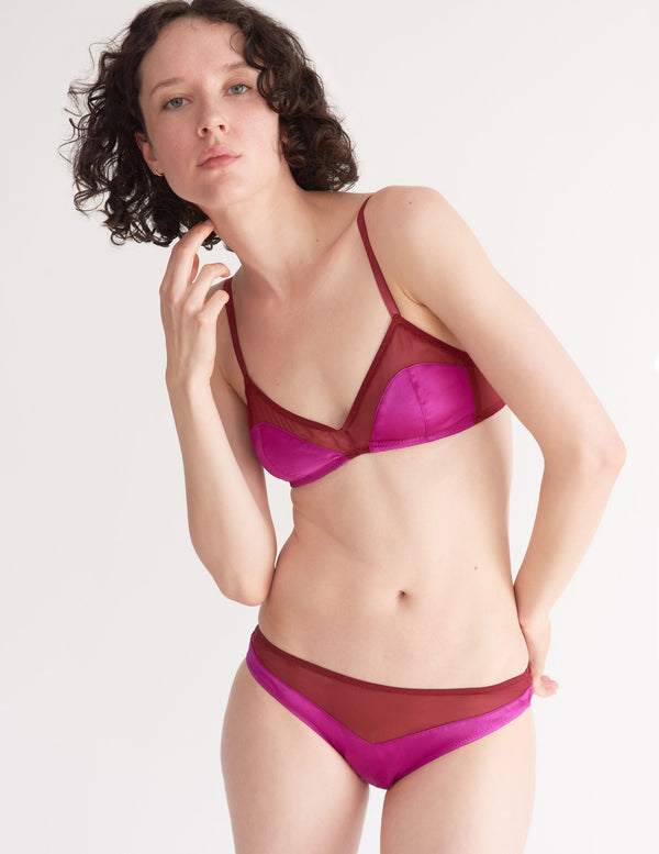 Araks Beatrice Bralette Amaranth Amaranth Purple