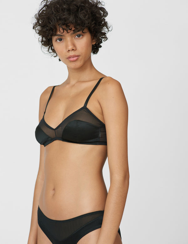 Araks Beatrice Bralette Black Black
