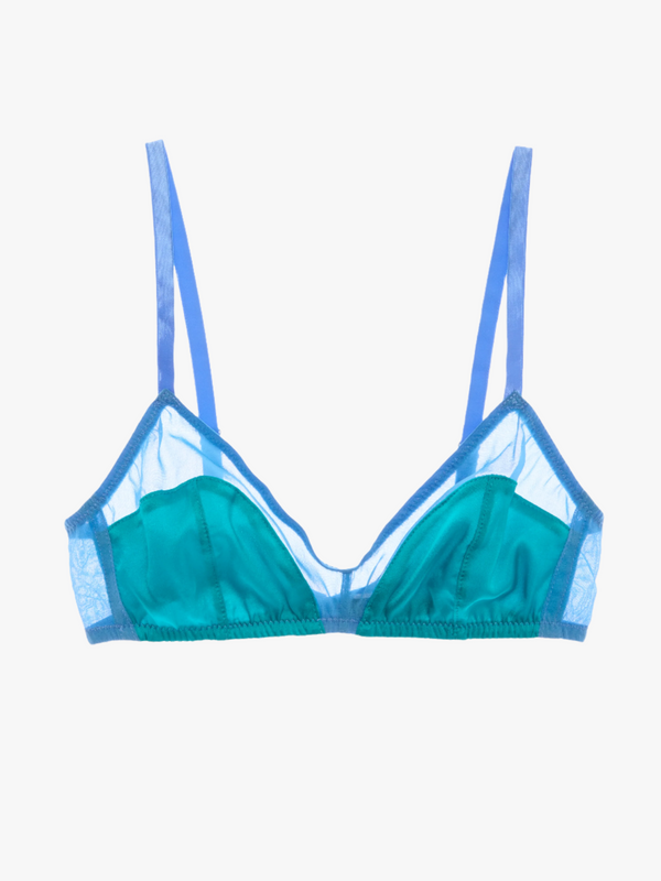 araks Beatrice Bralette Parrot Parrot Blue