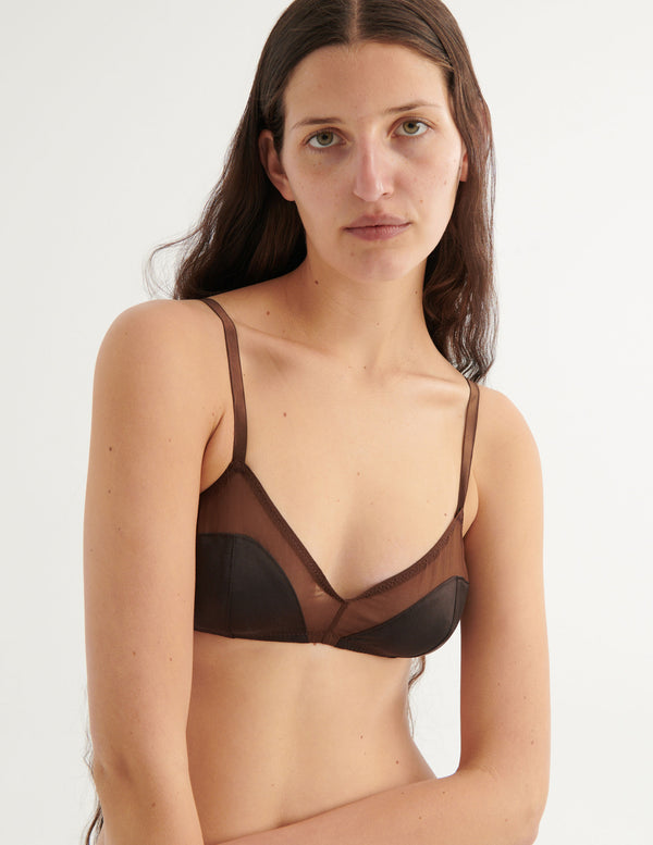 Araks Beatrice Bralette Walnut Walnut Brown