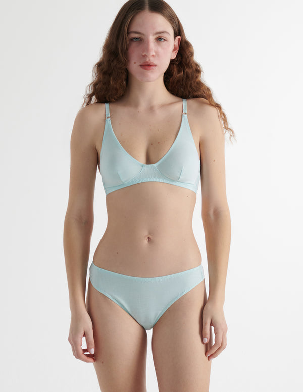 Araks Briar Bralette Crisp Crisp Blue