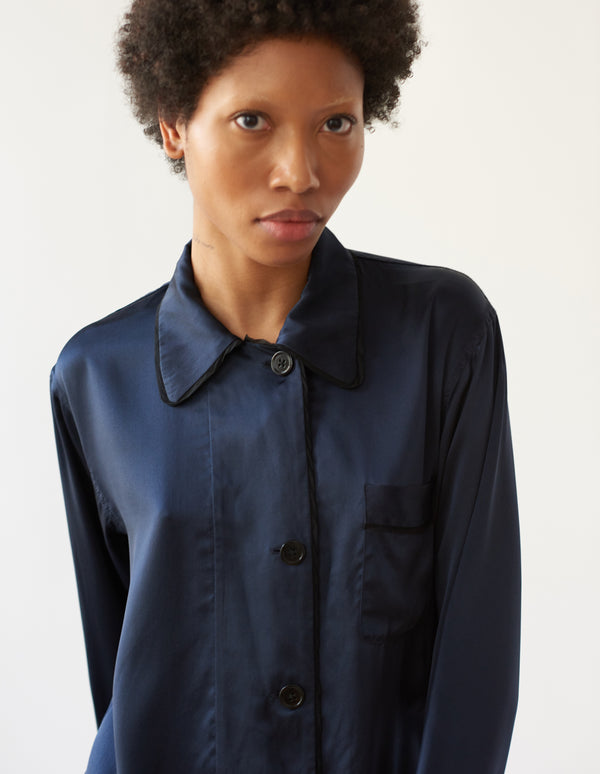Araks Kate Pajama Top Sea Silk Sea Silk Navy