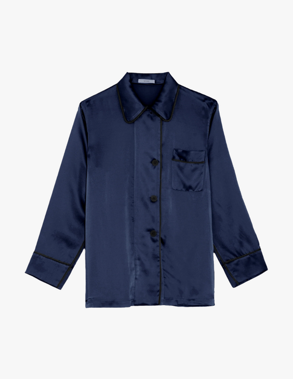 araks Kate Pajama Top Sea Silk sea silk navy