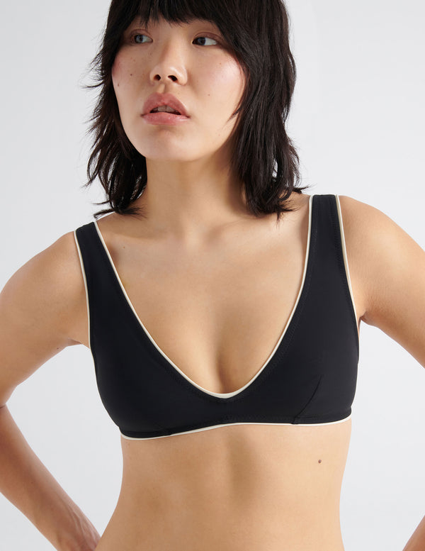 Araks Lucien Bikini Top Black Black