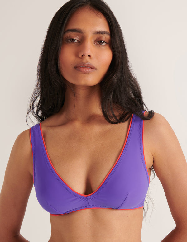 Araks Lucien Bikini Top Prince Prince Purple