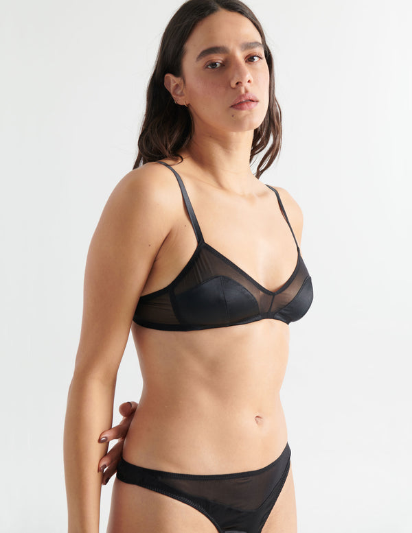 Araks Maya Thong Black Black