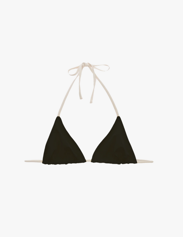 araks Nelle Bikini Top Black & White black and white