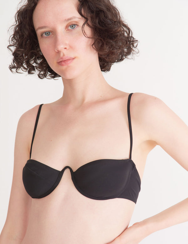 Araks Ovsanna Bikini Top Black Black