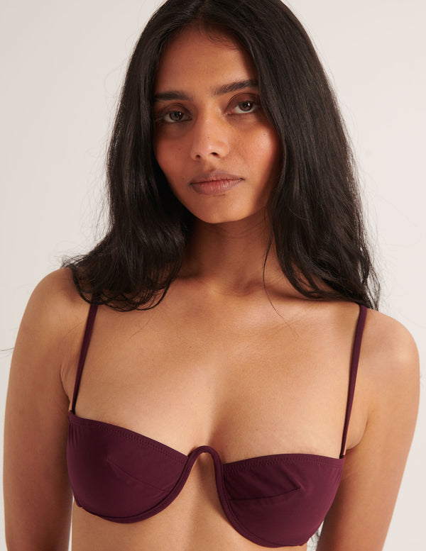 Araks Ovsanna Bikini Top Sangria Sangria
