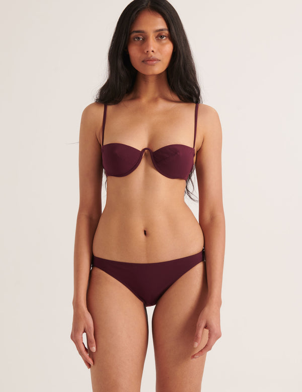 Araks Ovsanna Bikini Top Sangria Sangria