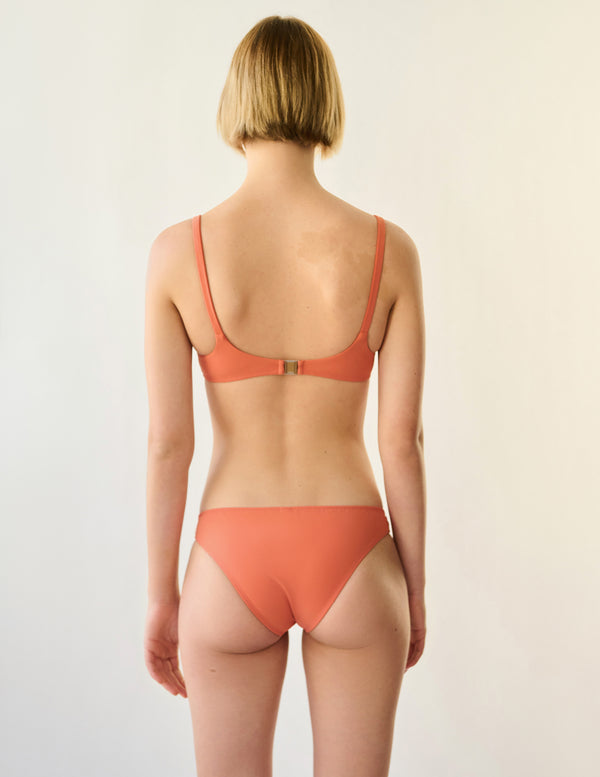 Araks Piper Bikini Bottom Crest Crest Orange