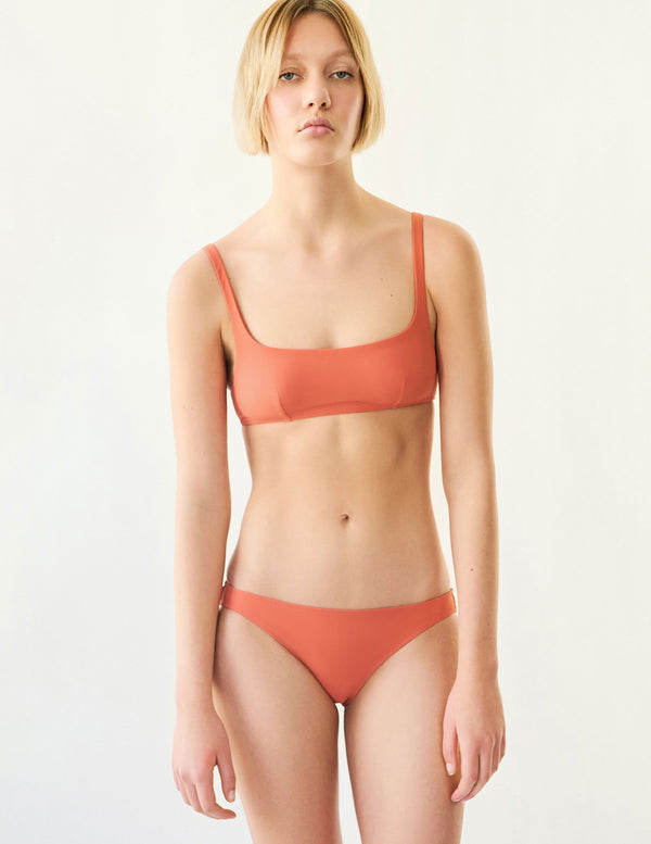 Araks Quinn Bikini Top Crest Crest Orange