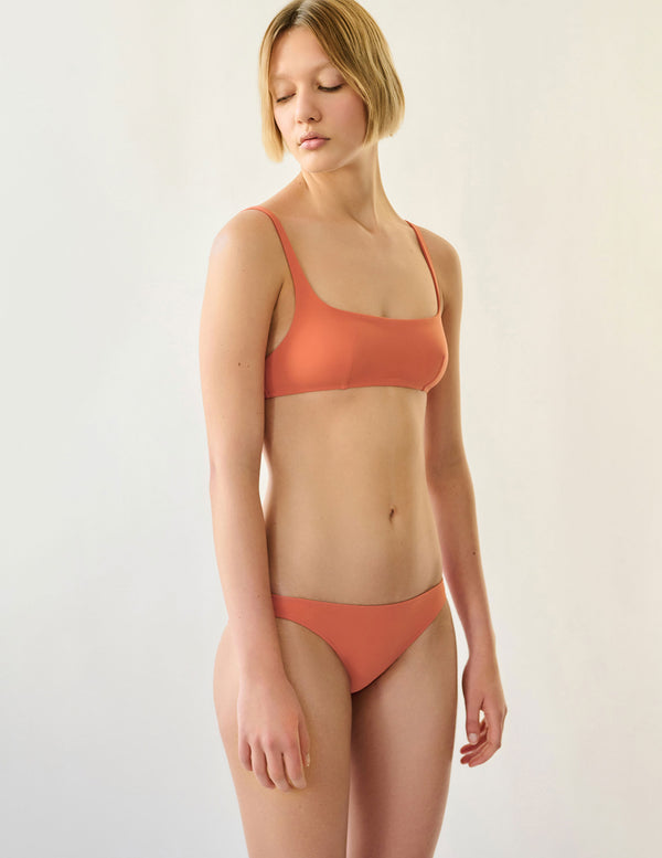 Araks Quinn Bikini Top Crest Crest Orange