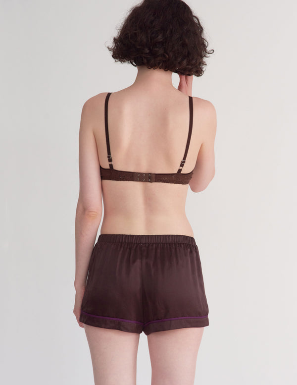 Araks Shelby Pajama Top Carob Carob Brown