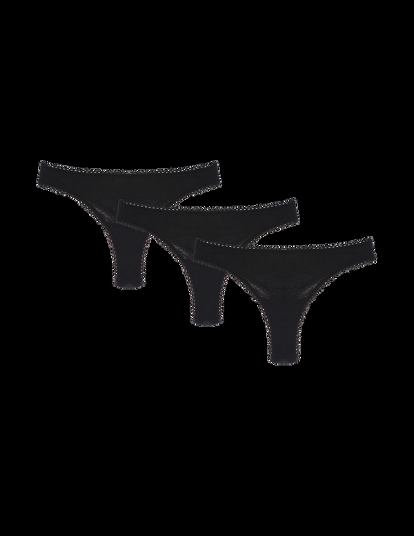 Araks Stella Thong Black Black